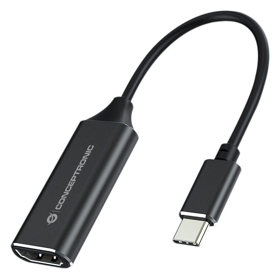 Conceptronic ABBY USB-C-zu-HDMI-Adapter - HDMI Typ A (Standard) - USB Typ-C - Weiblich - Männlich - Gerade - Gerade