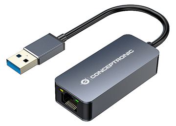 Conceptronic ABBY12G - Kabelgebunden - USB - Ethernet - 2500 Mbit/s - Grau von LumaTech