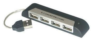 Conceptronic C4PUSB2 - Hub - 4 x USB 2.0 - Desktop von LumaTech