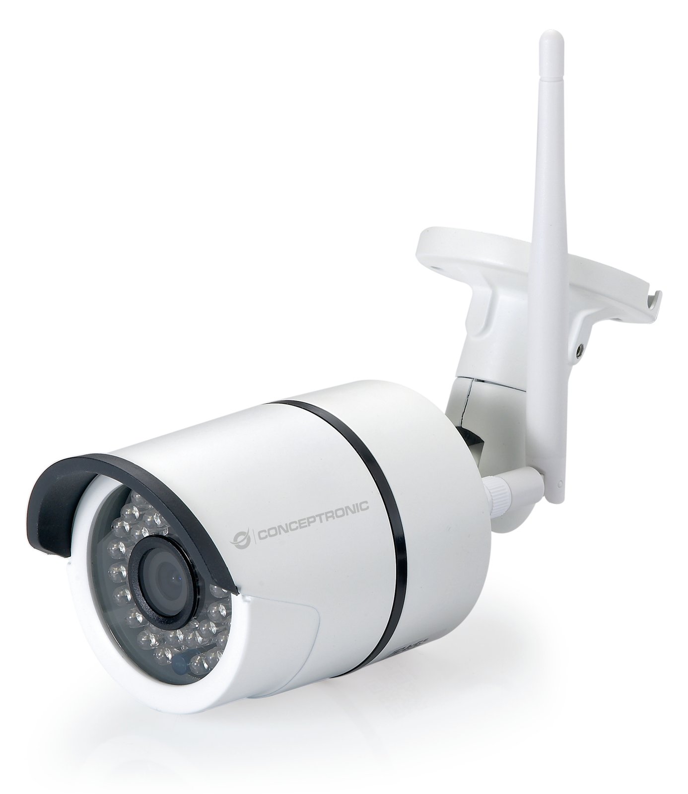 Conceptronic JARETH HD Wireless Cloud IP Camera - Netzwerk-Überwachungskamera - Außenbereich - wetterfest - Farbe
