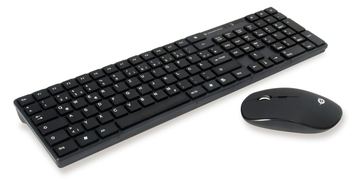 Conceptronic ORAZIO - Tastatur-und-Maus-Set - kabellos - 2.4 GHz Schwarz - TL: Deutsch, QWERTZ von LumaTech