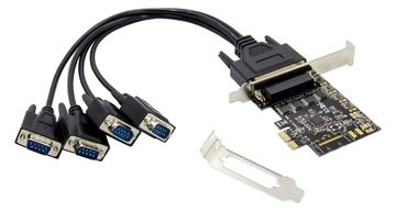 Conceptronic PCI Express Card 4-Port RS232 DB9 Adapter von LumaTech