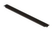 Conteg Blindabdeckung - RAL 9005, schwarze Pulverbeschichtung - 2U - 48.3 cm (19) von LumaTech
