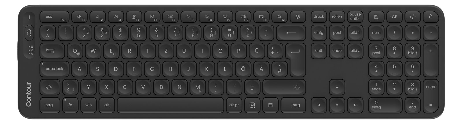 Contour Balance - Tastatur - full size - kabellos - TL: Deutsch, QWERTZ