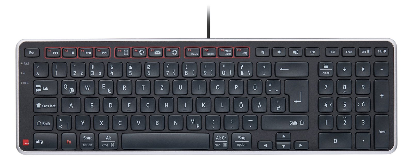 Contour Balance - Tastatur - USB - TL: Deutsch, QWERTZ
