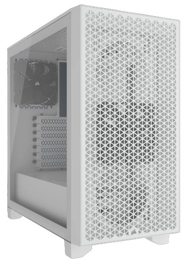 Corsair 3000D Tempered Glass Mid-Tower White