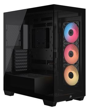 Corsair 3500X RS-R ARGB - Mid tower - E-ATX - Seitenteil mit Fenster (gehärtetes Glas) - Schwarz von LumaTech