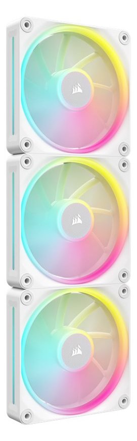 Corsair iCUE Link LX120 RGB Starter Kit - Gehäuselüfter - 120 mm - weiß (Packung mit 3)