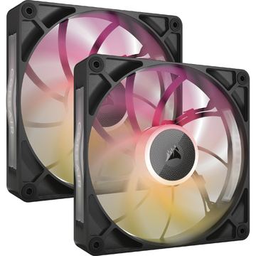 Corsair iCUE Link RX140 MAX RGB Starter Kit - Gehäuselüfter - 140 mm - Schwarz (Packung mit 2) von LumaTech