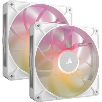 Corsair iCUE Link RX140 MAX RGB Starter Kit - Gehäuselüfter - 140 mm - weiß (Packung mit 2) von LumaTech