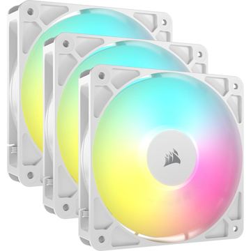 Corsair Lüfter 120*120*25 RS120 white ARGB PWM Triple Pack von LumaTech