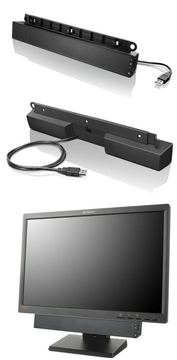 Lenovo USB Soundbar - Lautsprecher - für PC - USB - 2.5 Watt (Gesamt) von LumaTech