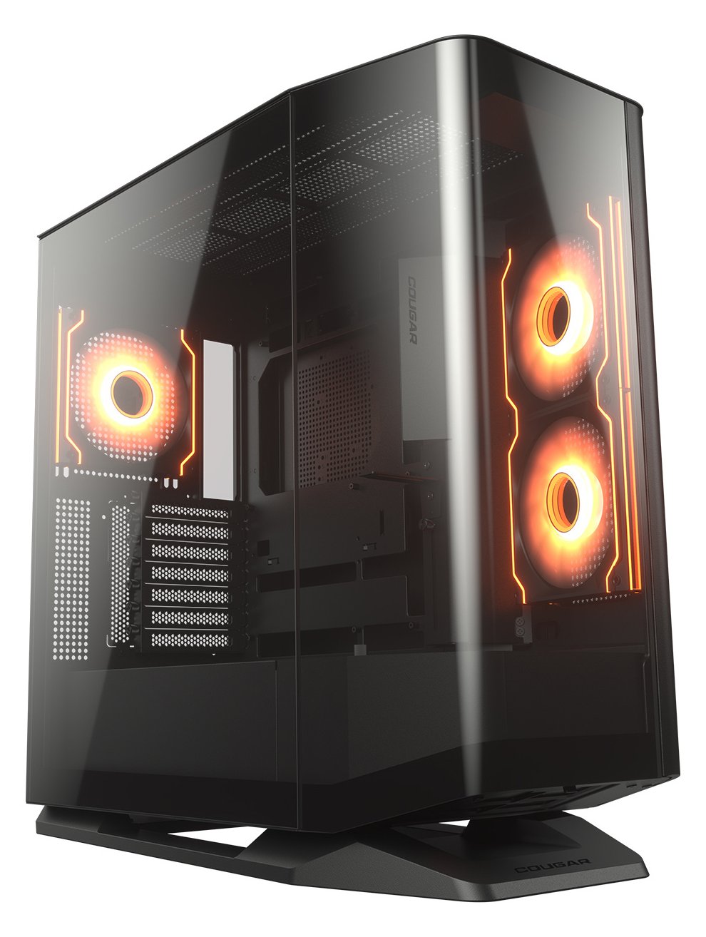 Cougar FV270 RGB - Mid tower - E-ATX - Seitenteil mit Fenster (gehärtetes Glas) - Schwarz