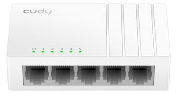 CUDY 5-Port Gigabit Ethernet Switch/Splitter with USB C GS105U - Switch - 1 Gbps von LumaTech
