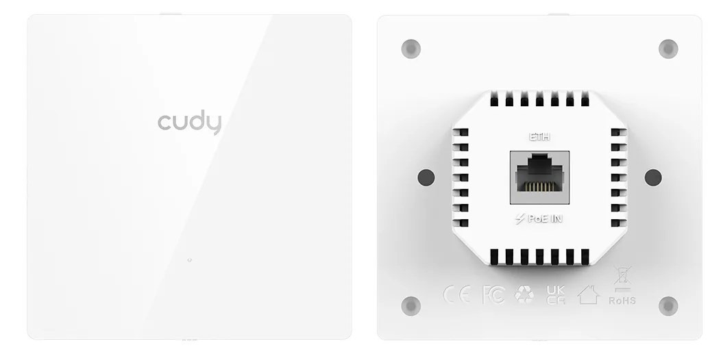 CUDY AP3000 Wall - 1.0 - Accesspoint - 5 Anschlüsse, Ansicht 3
