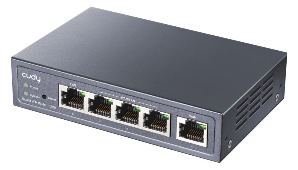 CUDY Gigabit Multi-WAN VPN Router wired router Fast Ethernet Ethernet - Router - 1 Gbps