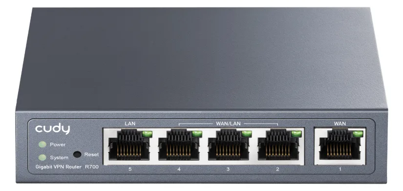 CUDY Gigabit Multi-WAN VPN Router wired router Fast Ethernet Ethernet - Router - 1 Gbps, Ansicht 2
