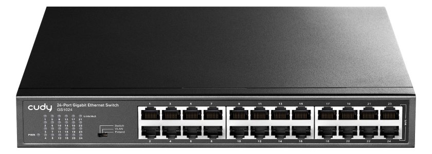 CUDY GS1024 - Gigabit Ethernet (10/100/1000) - Rack-Einbau