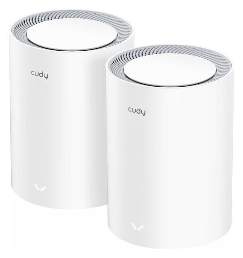 CUDY M1800 2-pack - Weiß - Intern - Mesh-System - Mit kugelförmiger Richtcharakteristik - 362 m² - Dual-Band