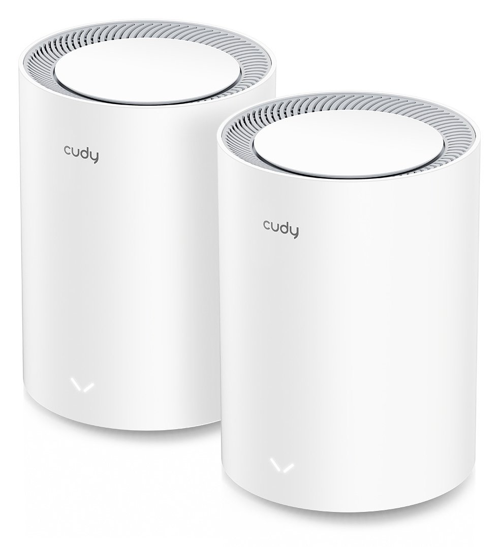 CUDY M3000 AX3000 Wi-Fi 6 Mesh 2.5G 2er-Pack weiß