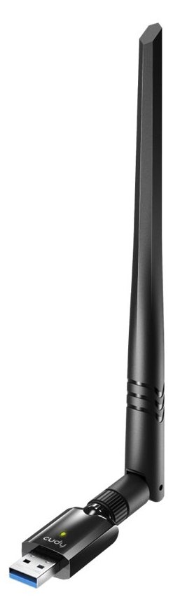 CUDY WU1400 - Kabellos - USB - WLAN - Wi-Fi 5 (802.11ac) - 867 Mbit/s - Schwarz