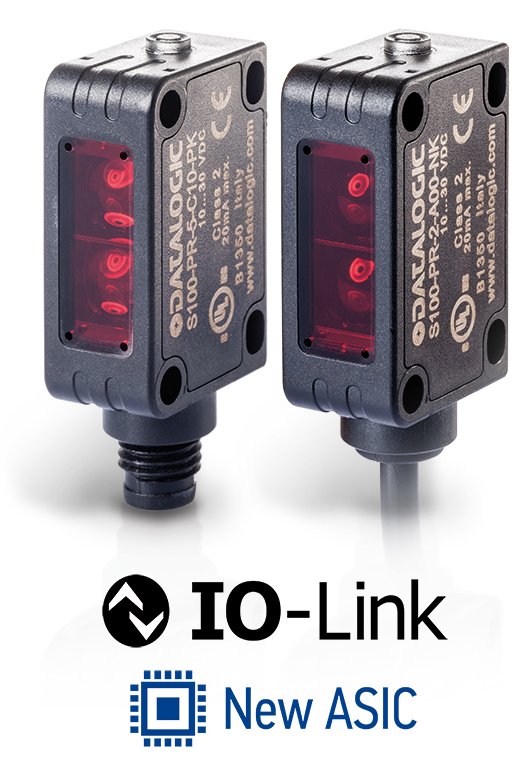 Datalogic 950811070 - S100-PR-2-C10-PK = Proximity plastic long distance radial pnp l/d input 2 mt cable
