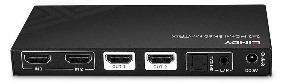 Lindy 2x2 HDMI 8K60 Matrix, Ansicht 2