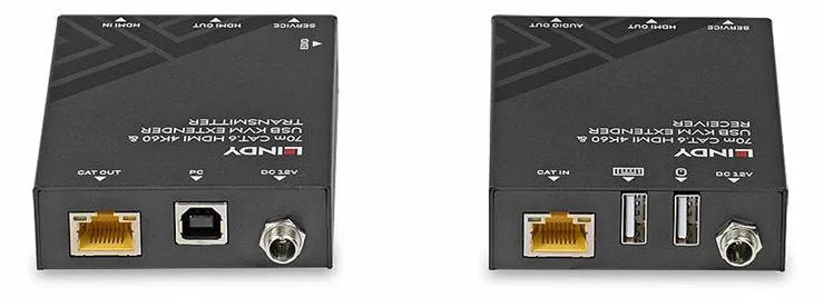 Lindy 70m Cat.6 HDMI 4K60 USB & Audio KVM Extender, Ansicht 3