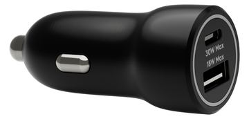 dbramante1928 Autoladegerät Re-charge USB-C+ USB-A Schwarz von LumaTech