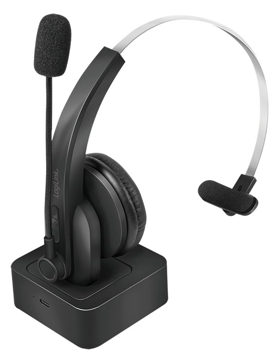 LogiLink Headset - On-Ear - Bluetooth - kabellos