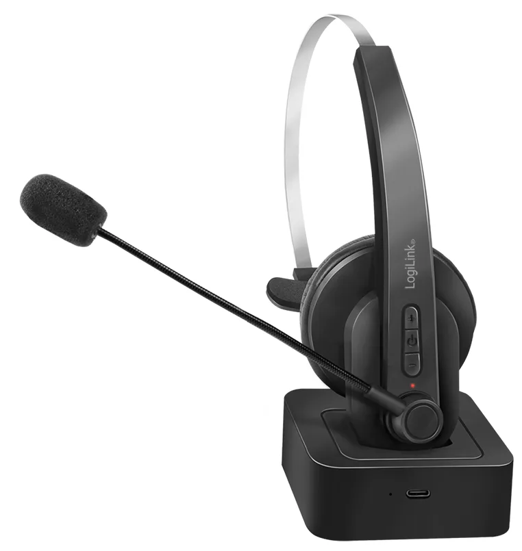 LogiLink Headset - On-Ear - Bluetooth - kabellos - Monophon, Ansicht 2