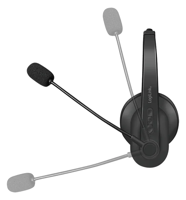 LogiLink Headset - On-Ear - Bluetooth - kabellos - Binaural, Ansicht 4