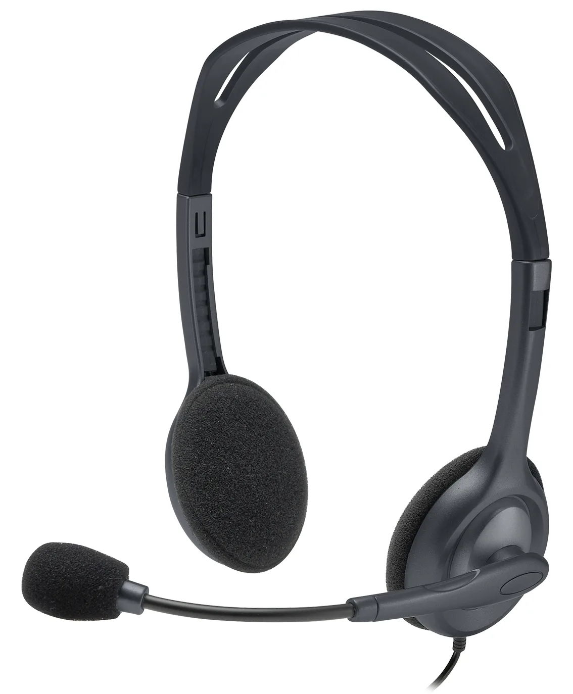 Logitech 981-000612 - Kabelgebunden - Büro/Callcenter - 20 - 20000 Hz - 73,2 g - Kopfhörer - Schwarz, Ansicht 2