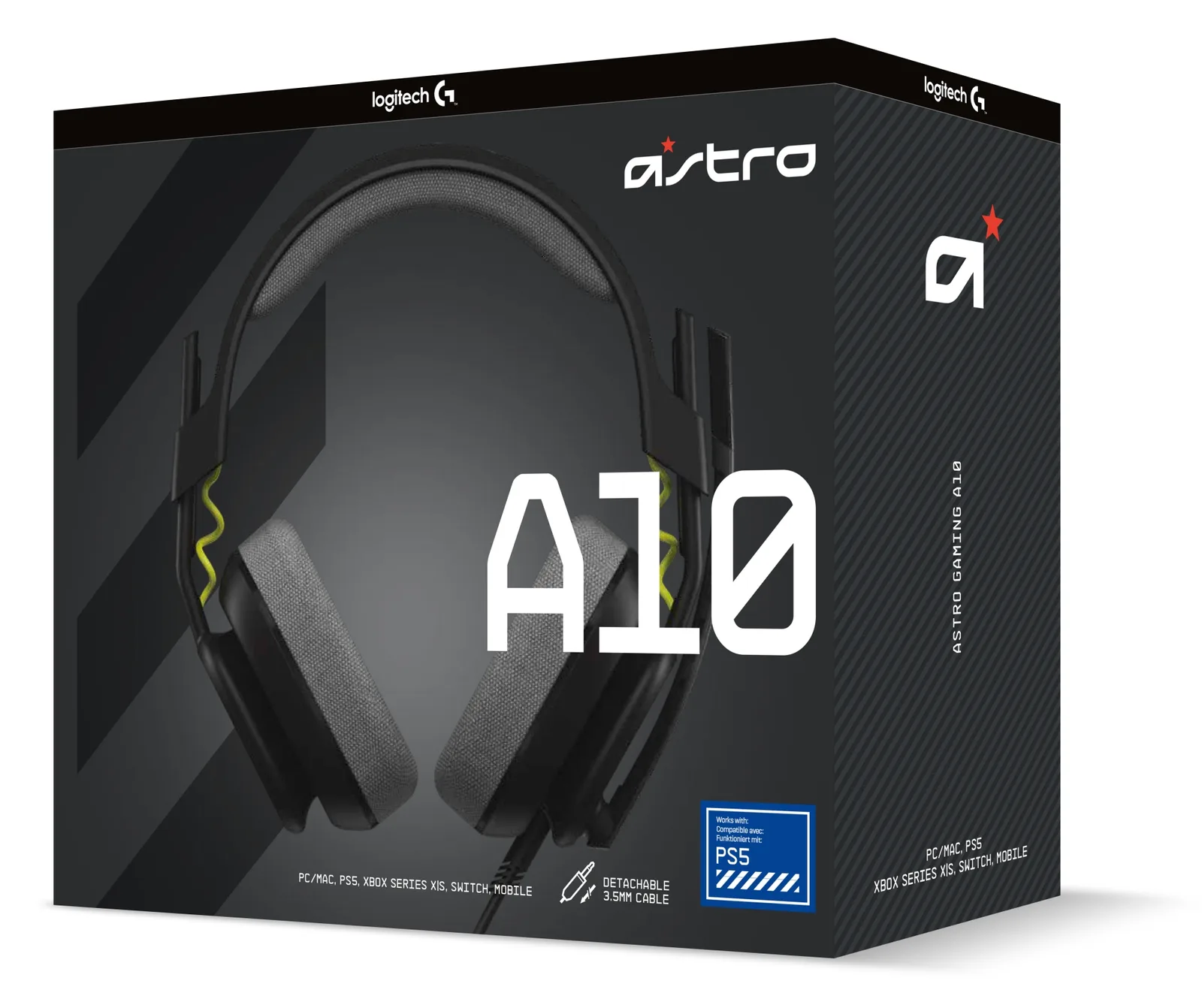 Logitech ASTRO Gaming A10 Gen 2 - Headset - ohrumschließend, Ansicht 2