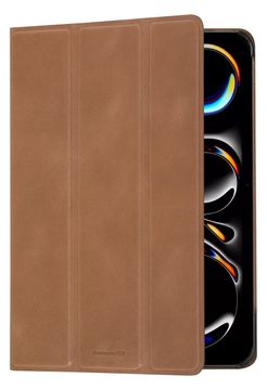 dbramante1928 Risskov - Flip-Hülle für Tablet - genarbtes Leder - Hellbraun - für Apple 11-inch iPad Pro (M4) von LumaTech
