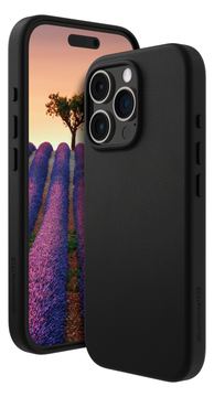 dbramante1928 Roskilde - iPhone 16 Pro Case mit Magsafe - genarbtes Leder - schwarz von LumaTech