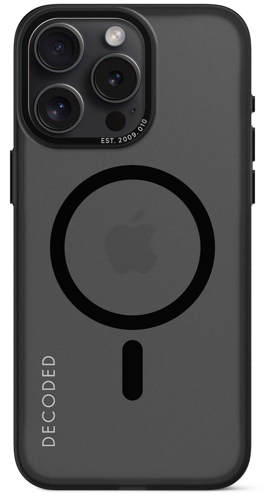 Decoded D24IPO15PMBCT2FK - Cover - Apple - iPhone 15 Pro Max - 17 cm (6.7) - Schwarz - Transparent
