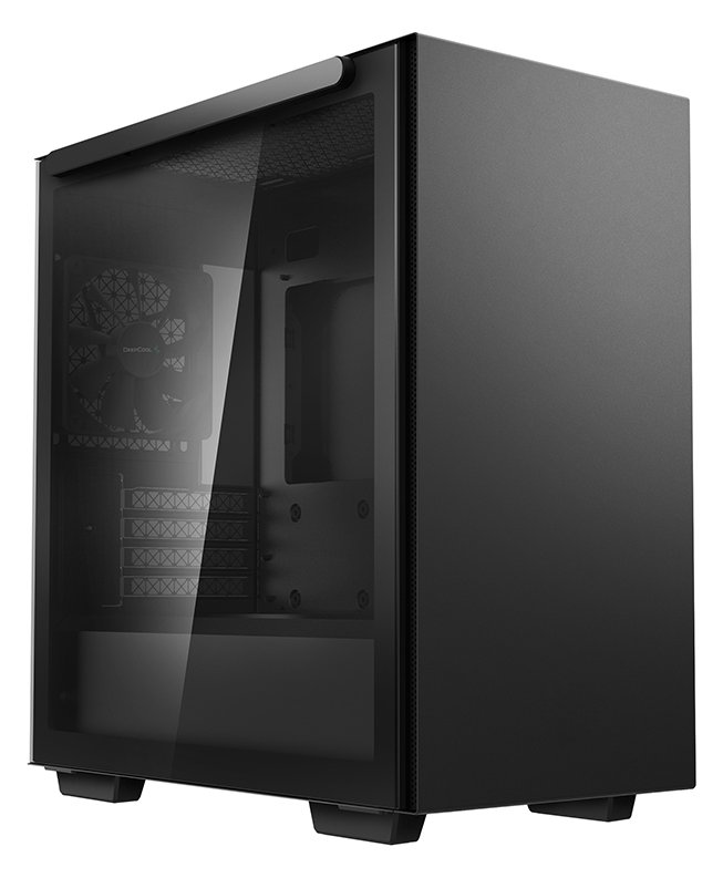 Deepcool MACUBE 110 - Midi Tower - PC - Schwarz - micro ATX - Mini-ITX - Acrylnitril-Butadien-Styrol (ABS) - SPCC