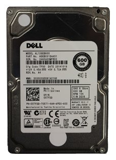 Dell  Festplatte - 600 GB - intern - 2.5 (6.4 cm)