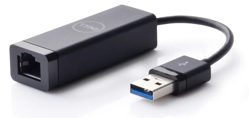 Dell  Netzwerkadapter - USB 3.0 - Gigabit Ethernet, Ansicht 3