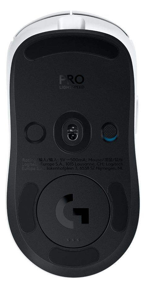 Logitech G PRO 2 - Maus - Gaming - rechts- und linkshändig - Weiß