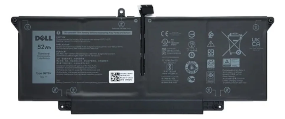 Dell 52WHr Lithium-ion battery for - Battery - Batterie - 6.500 mAh, Ansicht 2