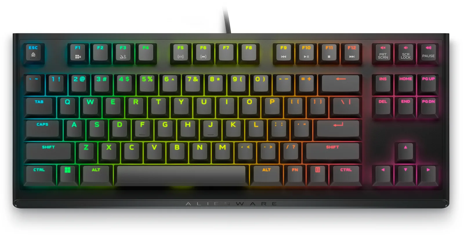 Dell Alienware AW420K - Tastatur - Ohne Zehnertastatur - TL: US, QWERTY, Ansicht 4