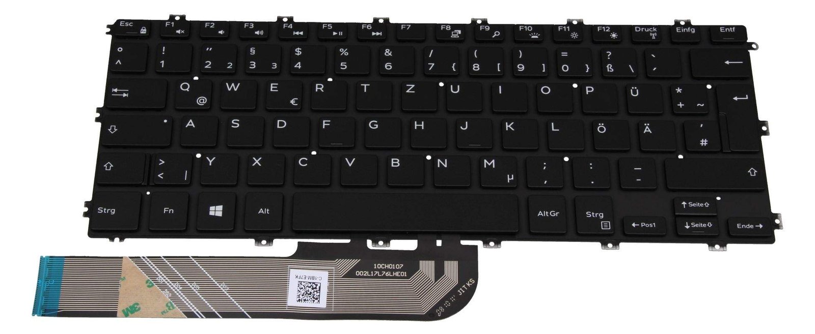 Dell backlit keyboard for laptops 81 keys - Tastatur - TL: Deutsch, QWERTZ