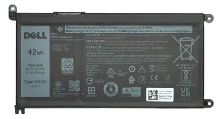 Dell Battery 3C 42Wh 451-BBVN - Batterie - 3.500 mAh, Ansicht 2