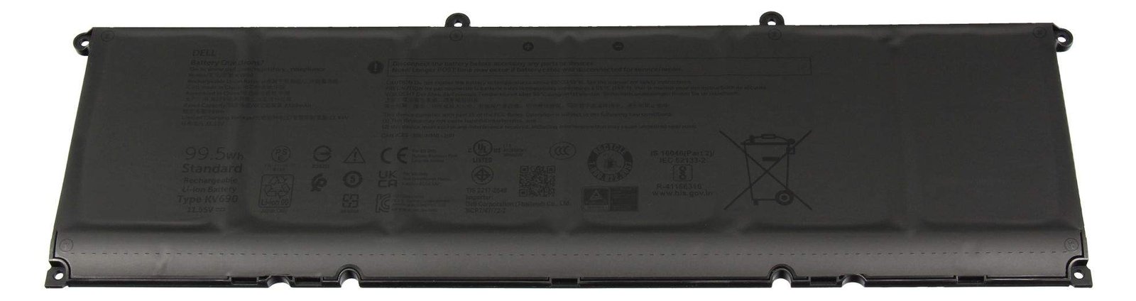Dell Btry 99.5Whr 6C Lith Smp Ren 6CHX4 - Akku - 8.399 mAh
