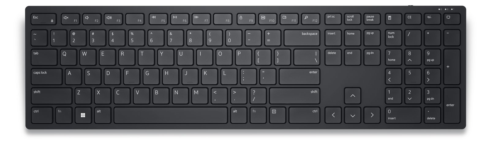 Dell KB500 - Tastatur - kabellos - 2.4 GHz - TL: Deutsch, QWERTZ