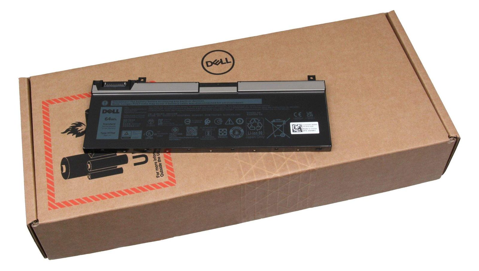 Dell Laptop Spare Part Battery - Batterie