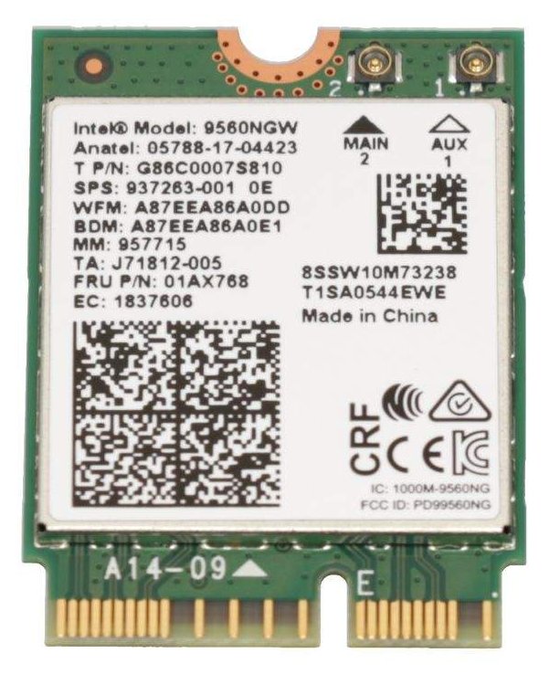 Dell M.2 WLAN and Bluetooth 5 combo card Intel Wireless AC