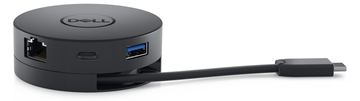 Dell Mobile Adapter DA300 - Kabelgebunden - USB 3.2 Gen 2 (3.1 Gen 2) Type-C - Schwarz - 3840 x 2160 Pixel von LumaTech
